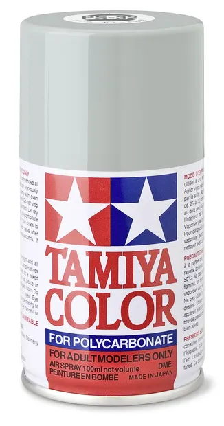 Vopsea spray Tamiya pentru suprafete transparente din policarbonat - PS-32 Corsa Gray (100 ml) (TAM86032)