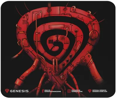 Mouse pad pentru gaming Genesis - Pump Up The Game, S, negru