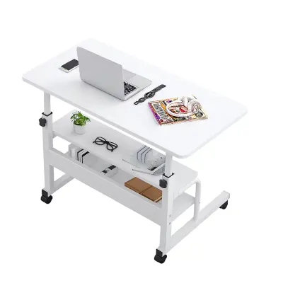 Masă reglabilă pentru laptop 80x40x(69-90) cm-White