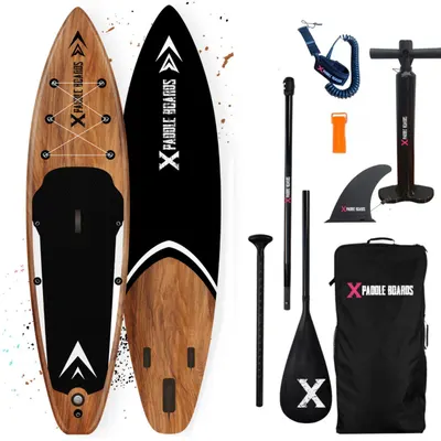 Paddle Gonflabil Natural Pachet Complet Kayak