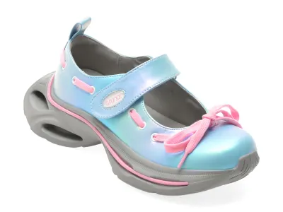 Pantofi GRYXX albastri, XC6621, din piele naturala