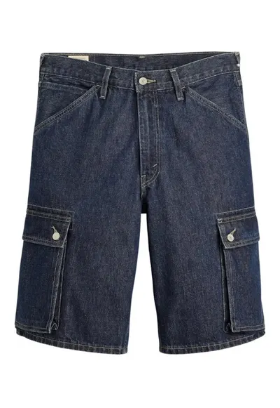 Bermude uni din denim baggy fit 478™