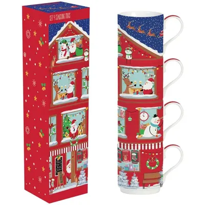 Cana Christmas Neighbours, Pronat, 4 Bucati, 0.275 l