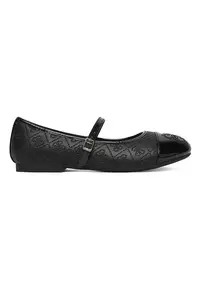 Balerini copii - negru - material sintetic - pentru fete