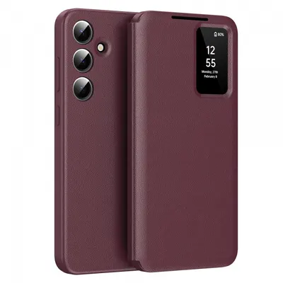 Husa pentru Samsung Galaxy A55 5G A556, Techsuit, SmartView, Rosie