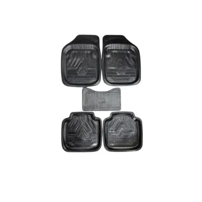 Covoare cauciuc auto universale interior tip tavita set 5 piese fata spate tunel median Cod: KNG-100696