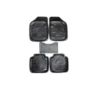 Covoare cauciuc auto universale interior tip tavita set 5 piese fata spate tunel median Cod: KNG-100696