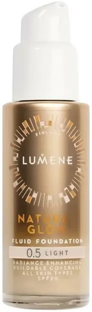 Lumene Natural Glow Fond de ten efect luminos, 0.5 Light, SPF20, 30 ml