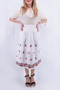 Fusta stilizata cu motive florale - Iolanda 6