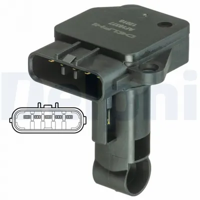 Senzor Debitmetru (5 Pin, Cartus) Potrivit Lexus Is Ii; Toyota Auris, Avensis, Corolla, Corolla Verso, Dyna, Hiace Commuter V, Hiace Iv, Hiace V, Hilux, Hilux Vi, Hilux Vii 1.4d-3.0d 02.00