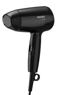 Uscător de păr Philips - EssentialCare BHC010/10, 1200 W, 3 viteze, negru