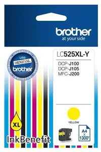 Consumabil Brother - LC-525 XL, pentru DCP-J100/DCP-J105/MFC-J200, Yellow