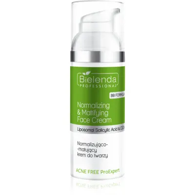 Bielenda Professional Acne Free ProExpert normalizarea si matifierea cremoasa pentru pielea problematica 50 ml