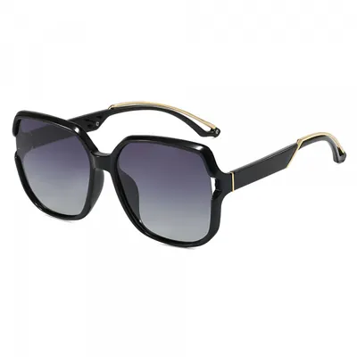 Ochelari De Soare Dama Techsuit 5228, Polarizati, Negri Aurii