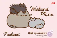 Bloc de desen St.Majewski Pusheen - A4, 20 coli
