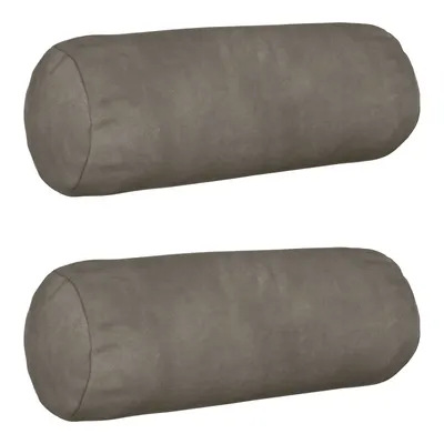 vidaXL Husă pentru pernă 2 pcs HEERLEN Gri deschis Ø 15 x 40 cm