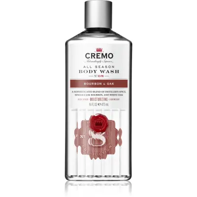 Cremo Bourbon & Oak Gel de duș pentru bărbați 473 ml