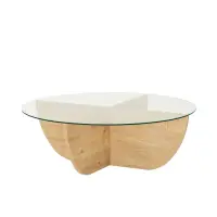 Masuta de cafea LILY, stejar safir, 90x90x30 cm