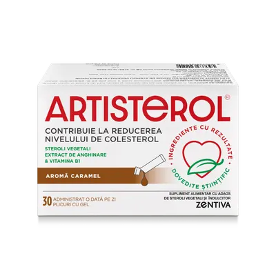 Artisterol aroma caramel, 30 plicuri cu gel, Zentiva