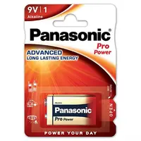 Baterie 9V 6LR61 6F22, Panasonic PRO