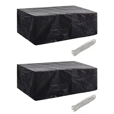 Gossi huse mobilier gradina, 2 buc., 200 x 160 x 70 cm, 8 ocheti