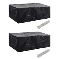 Gossi huse mobilier gradina, 2 buc., 200 x 160 x 70 cm, 8 ocheti