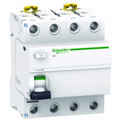 Intrerupator tetrapolar diferential A9R41440 4P/AC 40A/0,03MA