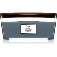 Woodwick Evening Onyx lumânare parfumată cu fitil din lemn (hearthwick) 453 g