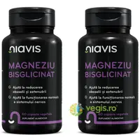 Pachet Magneziu Bisglicinat 60cps+60cps