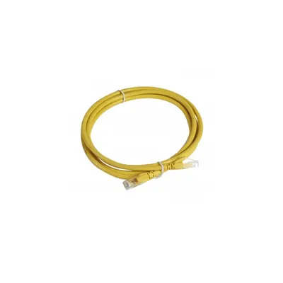 Patch cord category 6 A - U/UTP unscreened - PVC - lungime 2 m - yellow