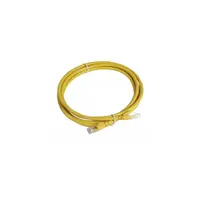Patch cord category 6 A - U/UTP unscreened - PVC - lungime 2 m - yellow