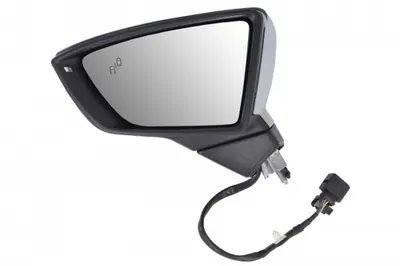 Oglinda stanga electric, convex, cu incalzire, asistent la schimbarea benzii, acoperit sub acoperire, cu indicator potrivit SEAT ARONA KJ, IBIZA V 6F 06.17
