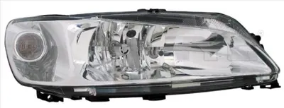 Far stanga potrivit PEUGEOT 306 - (H7, reglaj electric, fundal cromat)