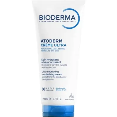 Crema hidratanta pentru fata si corp Atoderm Ultra, 200 ml, Bioderma