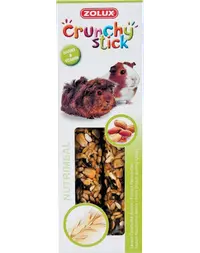 ZOLUX Crunchy Stick pentru porcușori de guinea - migdale / ovăz115 g