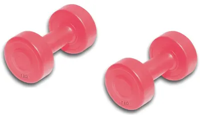 Pereche de gantere din vinil - 1 kg (total 2 kg)