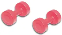 Pereche de gantere din vinil - 1 kg (total 2 kg)