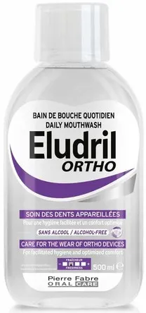 Eludril Ortho Apă de gură ortodontică zilnică, 500 ml