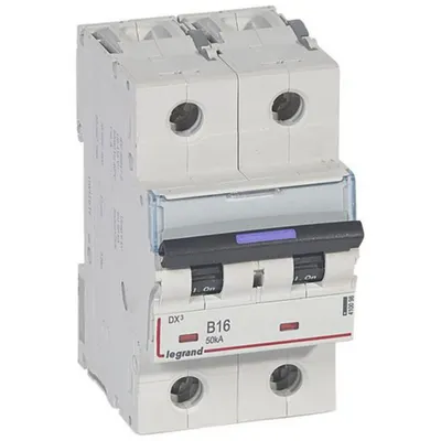 Disjunctor termomagnetic DX³ - 2P - 16 A - 50 kA - curba B - 3M