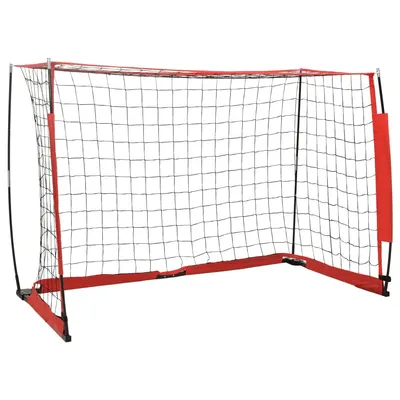 vidaXL Poartă de fotbal, 184x91x124,5 cm, oțel