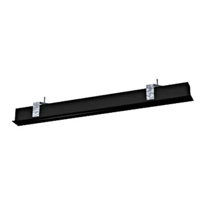 Empty profile recessed Cable harness, L-1995mm black IP20