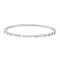 Bratara din aur alb cu diamante baguette de 0.97ct