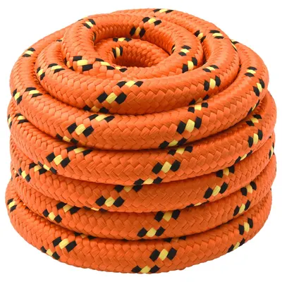 vidaXL Sfoară de Barcă 4 mm 5 m Portocaliu