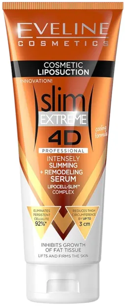 Eveline Slim Extreme 4D Ser pentru liposucție și slăbire, 250 ml