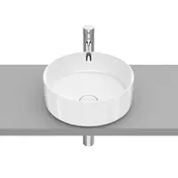 Lavoar rotund Roca Inspira A327523000, 370 x 370 mm, montare pe blat, Alb