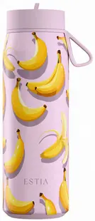 Sticlă termică cu mâner Estia Pulse - Banana Mood, 500 ml