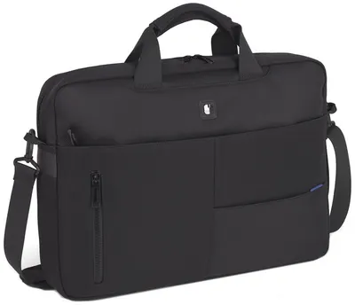 Geantă pentru laptop de afaceri Gabol Intro - Neagră, 15.6"