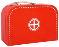 Set din lemn Small Foot - Domnul doctor in valiza, 9 piese