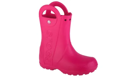 Cizme copii Crocs Handle It Rain, Roz
