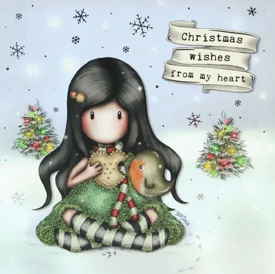 Felicitare de Crăciun Santoro Gorjuss - Christmas Friend